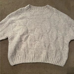 Altar’d state cream knit sweater cream size xs